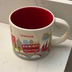 Starbucks London Mug - Red and White